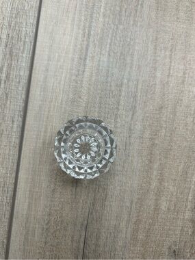 Clear Cut Crystal Votive Open Salt Dip